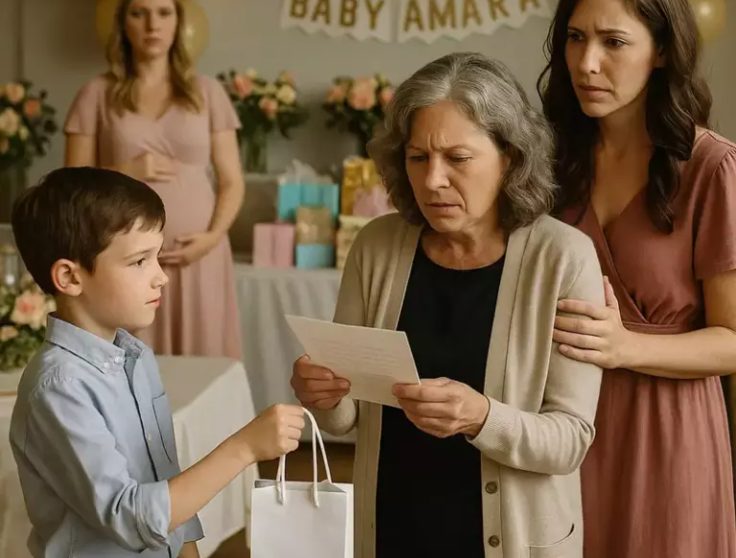Zostałam zawstydzona na baby shower mojej siostry, ponieważ jestem samotną matką — dopóki mój dziewięcioletni syn nie wstał z listem