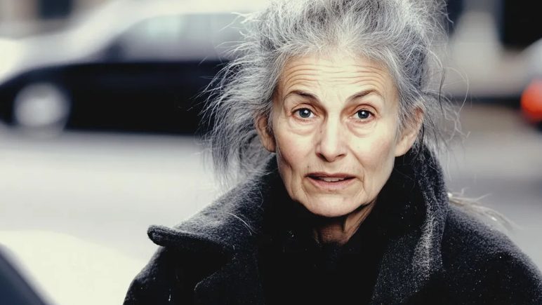Starsza bezdomna kobieta poprosiła mnie, żebym zawiózł ją do kościoła – trzy dni później zapukała do moich drzwi w drogim płaszczu Gucci.