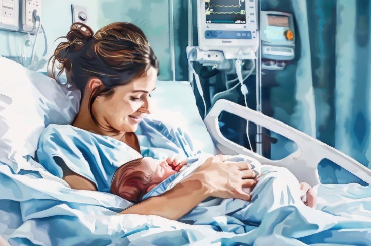 Kiedy lekarz wszedł na salę, zamarł — kobieta, którą uznano za martwą, trzymała dziecko… i wyszeptała jedno imię