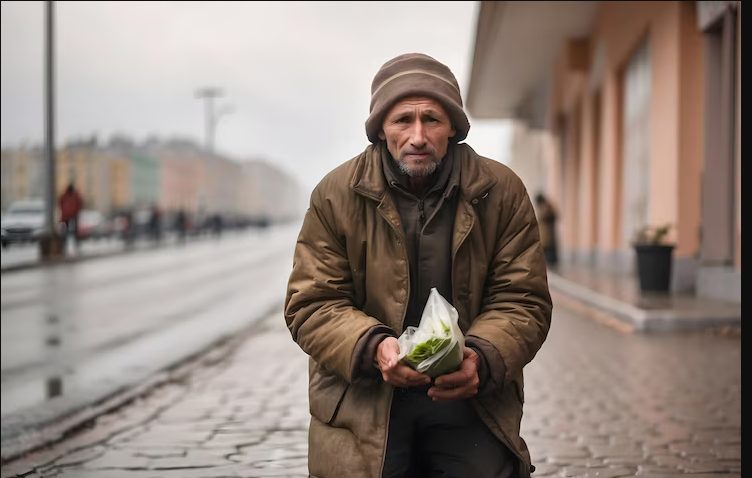 Mała dziewczynka podzieliła się swoim lunchem z bezdomnym nieznajomym – lata później mężczyzna zapukał do jej drzwi w garniturze.